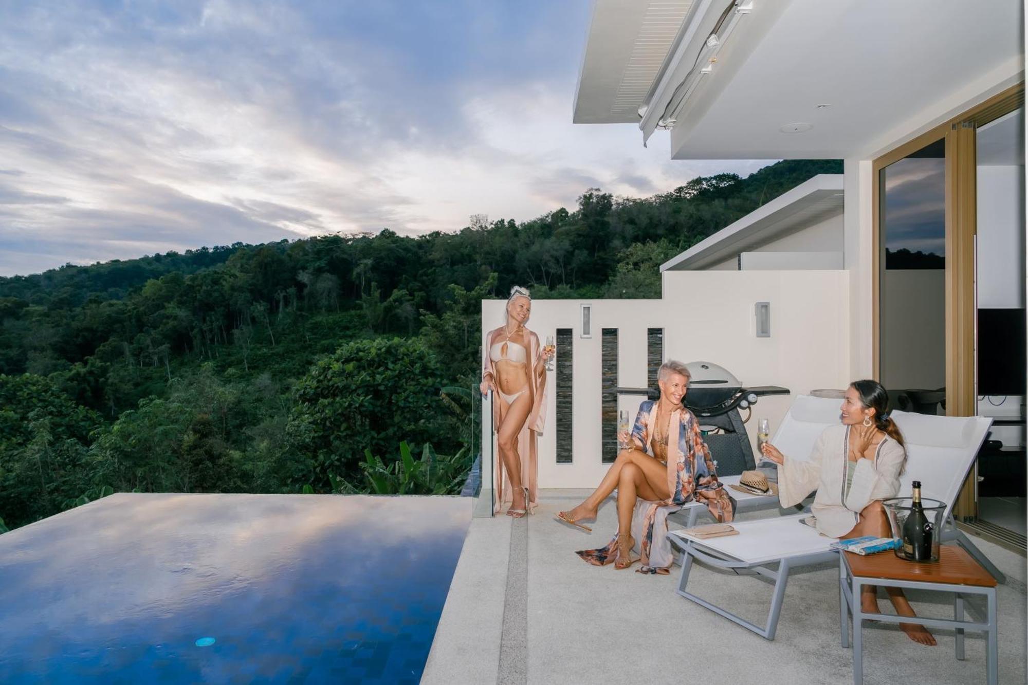 Seaview Villa Near Naithon Beach Phuket Kültér fotó